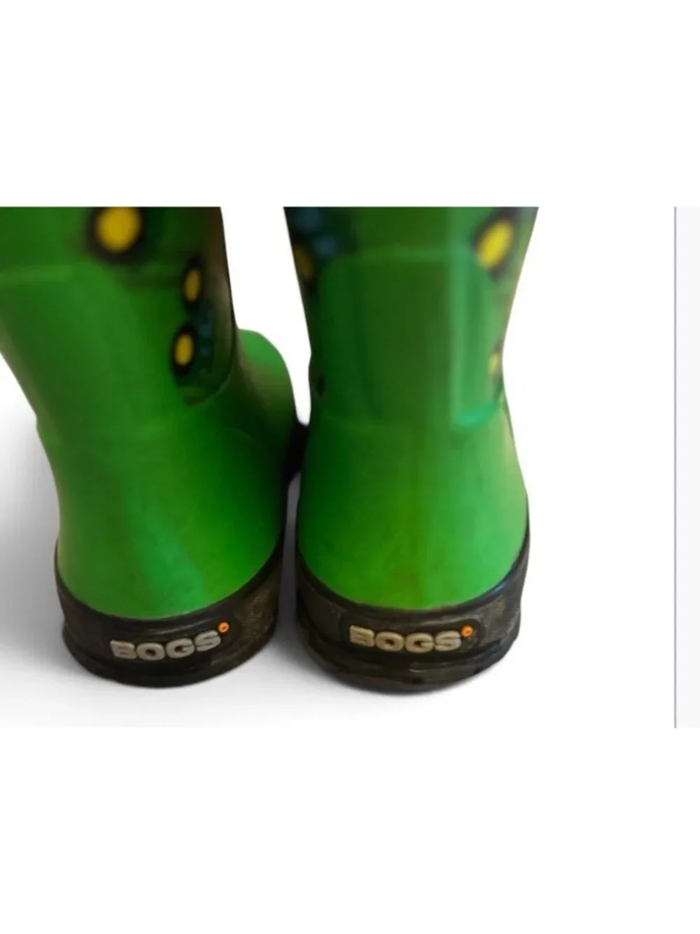 BOGS Children’s Waterproof Tractor Green Rubber Boots Size 11